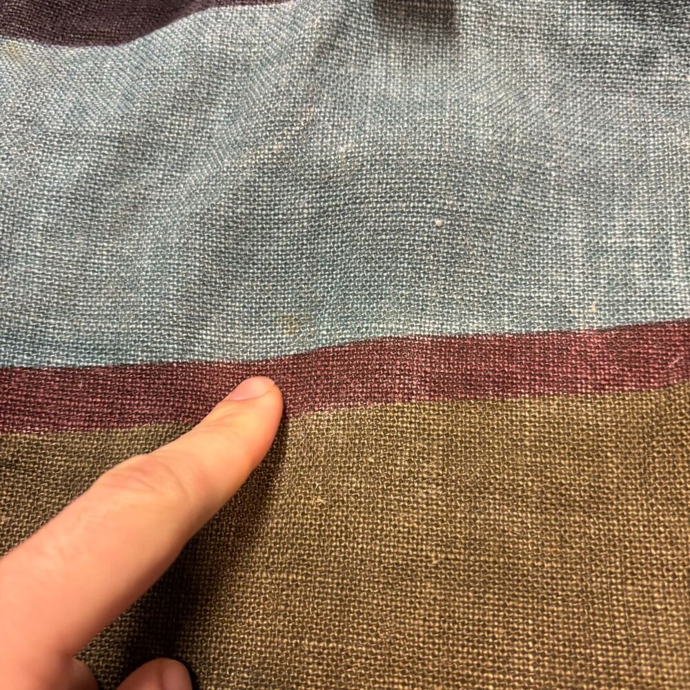 Epice Paris Striped Linen Drawstring Backpack - Picture 14 of 14